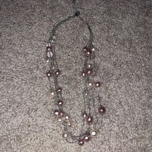 Vintage Pearl/Rose Gold Necklace